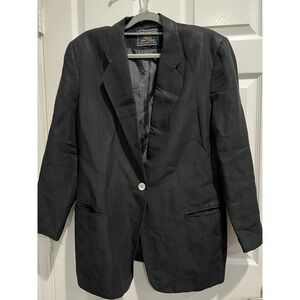 Women's Black Suit Coat Measures Large By The Limeted Collection  K48